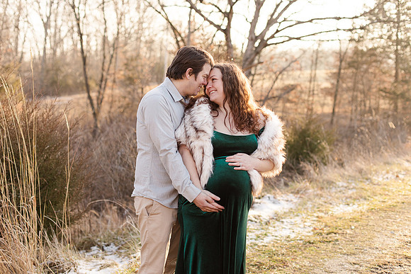 Maternity Collection - Red Dress Amazon - Brittany Lynn Imagery LLC - STL St Louis MO Wedding Portrait Photographer -12