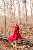 Maternity Collection - Red Dress Amazon - Brittany Lynn Imagery LLC - STL St Louis MO Wedding Portrait Photographer -10