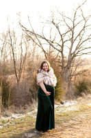 Maternity Collection - Red Dress Amazon - Brittany Lynn Imagery LLC - STL St Louis MO Wedding Portrait Photographer -14