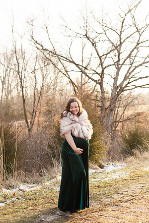 Maternity Collection - Red Dress Amazon - Brittany Lynn Imagery LLC - STL St Louis MO Wedding Portrait Photographer -14