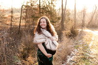 Maternity Collection - Red Dress Amazon - Brittany Lynn Imagery LLC - STL St Louis MO Wedding Portrait Photographer -17