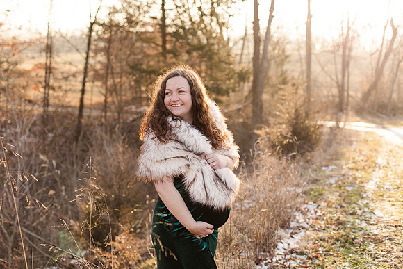 Maternity Collection - Red Dress Amazon - Brittany Lynn Imagery LLC - STL St Louis MO Wedding Portrait Photographer -17