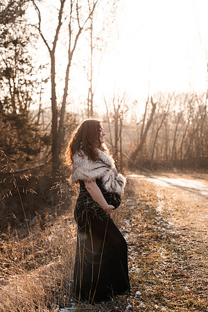 Maternity Collection - Red Dress Amazon - Brittany Lynn Imagery LLC - STL St Louis MO Wedding Portrait Photographer -16