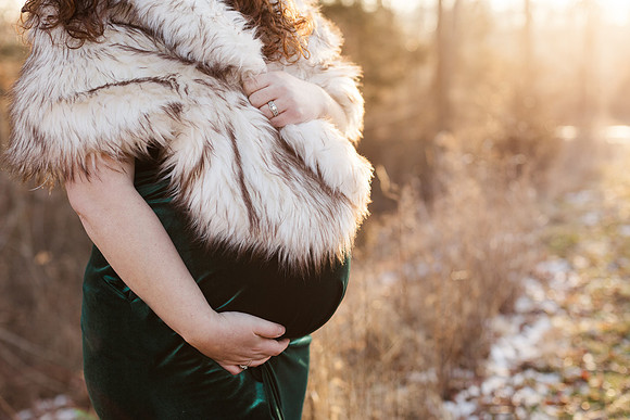 Maternity Collection - Red Dress Amazon - Brittany Lynn Imagery LLC - STL St Louis MO Wedding Portrait Photographer -18