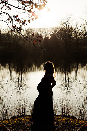 Maternity Collection - Red Dress Amazon - Brittany Lynn Imagery LLC - STL St Louis MO Wedding Portrait Photographer -19