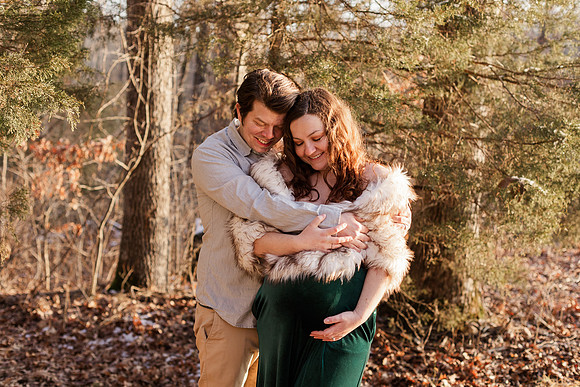 Maternity Collection - Red Dress Amazon - Brittany Lynn Imagery LLC - STL St Louis MO Wedding Portrait Photographer -22