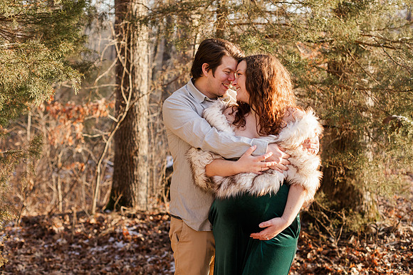 Maternity Collection - Red Dress Amazon - Brittany Lynn Imagery LLC - STL St Louis MO Wedding Portrait Photographer -21