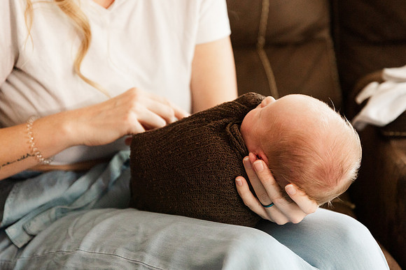 Finley Roy - Lifestyle In-Home Newborn Session - Brittany Lynn Imagery LLC - St Charles MO Photographer -1