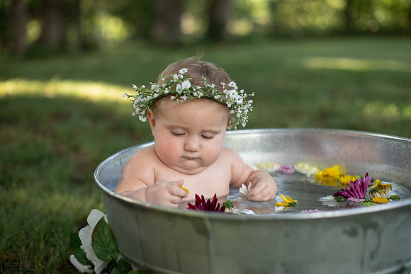 Sitter Session Wildflower Bath Mini Session St. Charles MO Photographer-0080