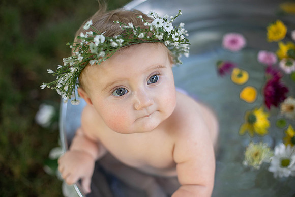 Sitter Session Wildflower Bath Mini Session St. Charles MO Photographer-0095