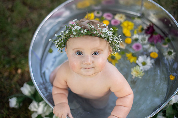 Sitter Session Wildflower Bath Mini Session St. Charles MO Photographer-0097