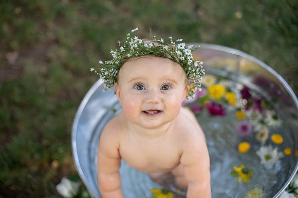 Sitter Session Wildflower Bath Mini Session St. Charles MO Photographer-0100