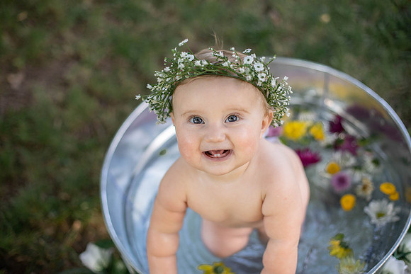 Sitter Session Wildflower Bath Mini Session St. Charles MO Photographer-0101