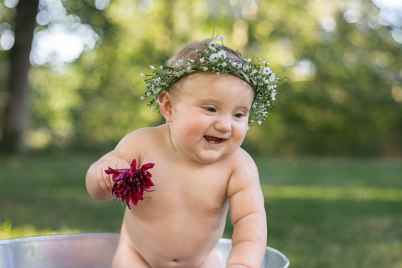 Sitter Session Wildflower Bath Mini Session St. Charles MO Photographer-0107