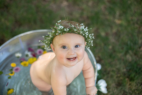 Sitter Session Wildflower Bath Mini Session St. Charles MO Photographer-0126
