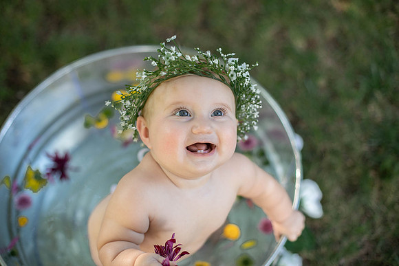 Sitter Session Wildflower Bath Mini Session St. Charles MO Photographer-0136