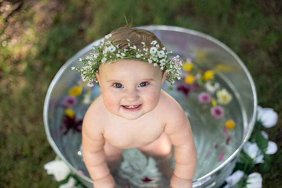Sitter Session Wildflower Bath Mini Session St. Charles MO Photographer-0150