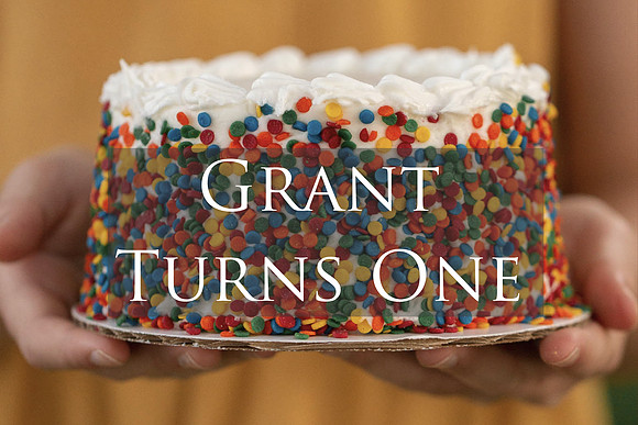 grant cake smash beginning