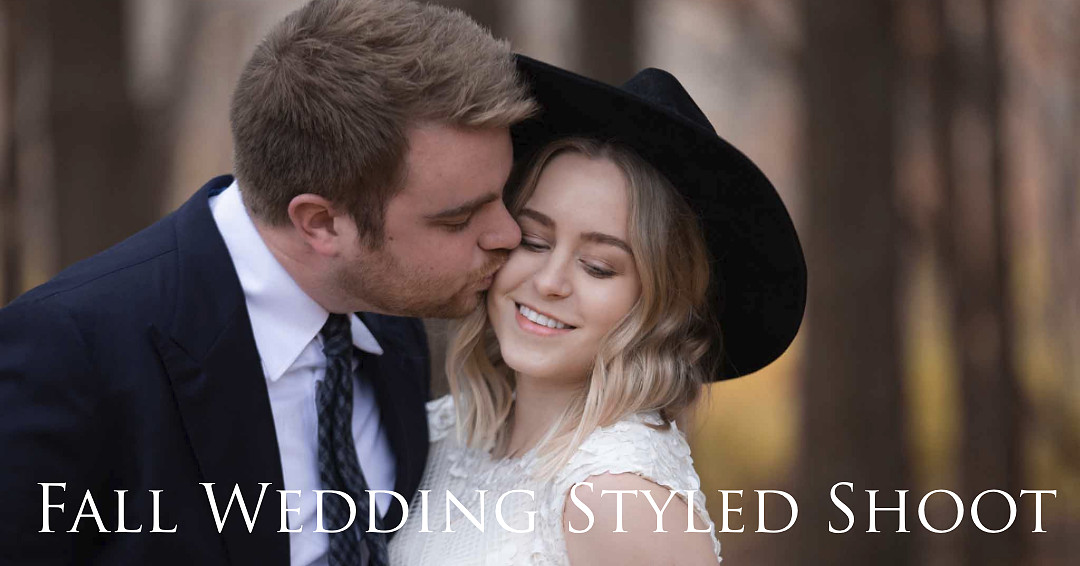 styled shoot fall wedding