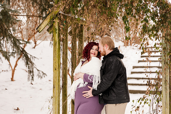 Henry - Blanchette Park Rau Garden - Winter Maternity - Brittany Lynn Imagery LLC - St Charles MO Photographer -13