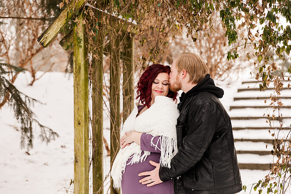 Henry - Blanchette Park Rau Garden - Winter Maternity - Brittany Lynn Imagery LLC - St Charles MO Photographer -14