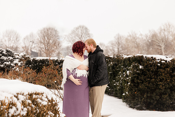 Henry - Blanchette Park Rau Garden - Winter Maternity - Brittany Lynn Imagery LLC - St Charles MO Photographer -27