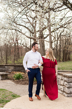Julie and Dave - Bee Tree Park Engagement Session - Brittany Lynn Imagery LLC - STL St Louis MO Wedding Portrait Photographer -1